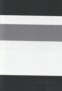 Закрытые рулонные шторы день-ночь Салерно, серый 2002 купить в Дмитрове с доставкой